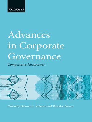 cover image of Advances in Corporate Governance
